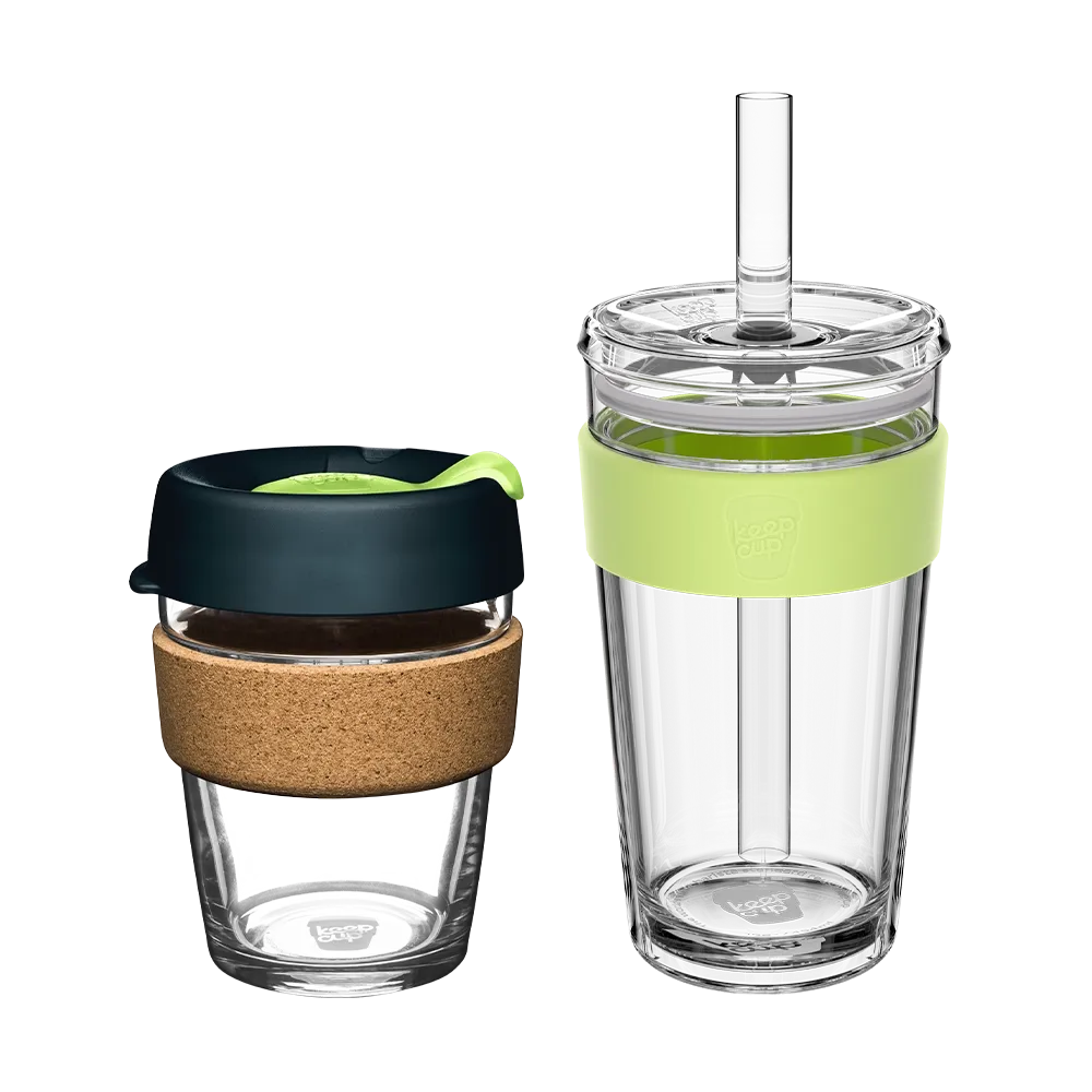 Booked & Busy Bundle | Reusable Coffee Cup Set - Image 3