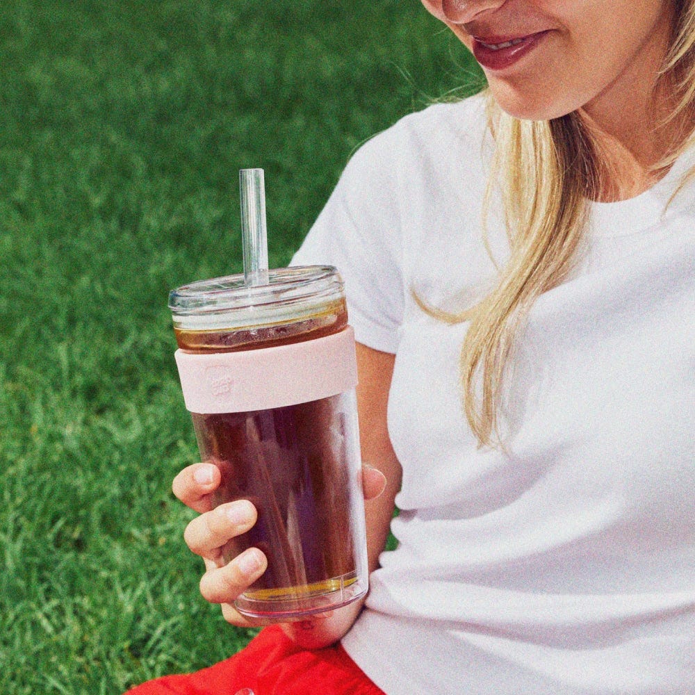 Cold Cup Longplay Boba - 16oz | Pink Pashmak - Image 7