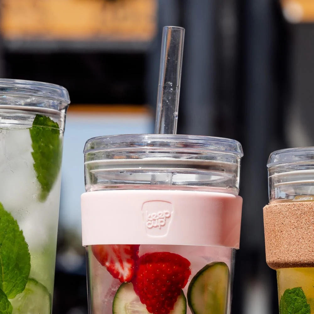 Cold Cup Longplay Boba - 12oz | Pink Pashmak - Image 4