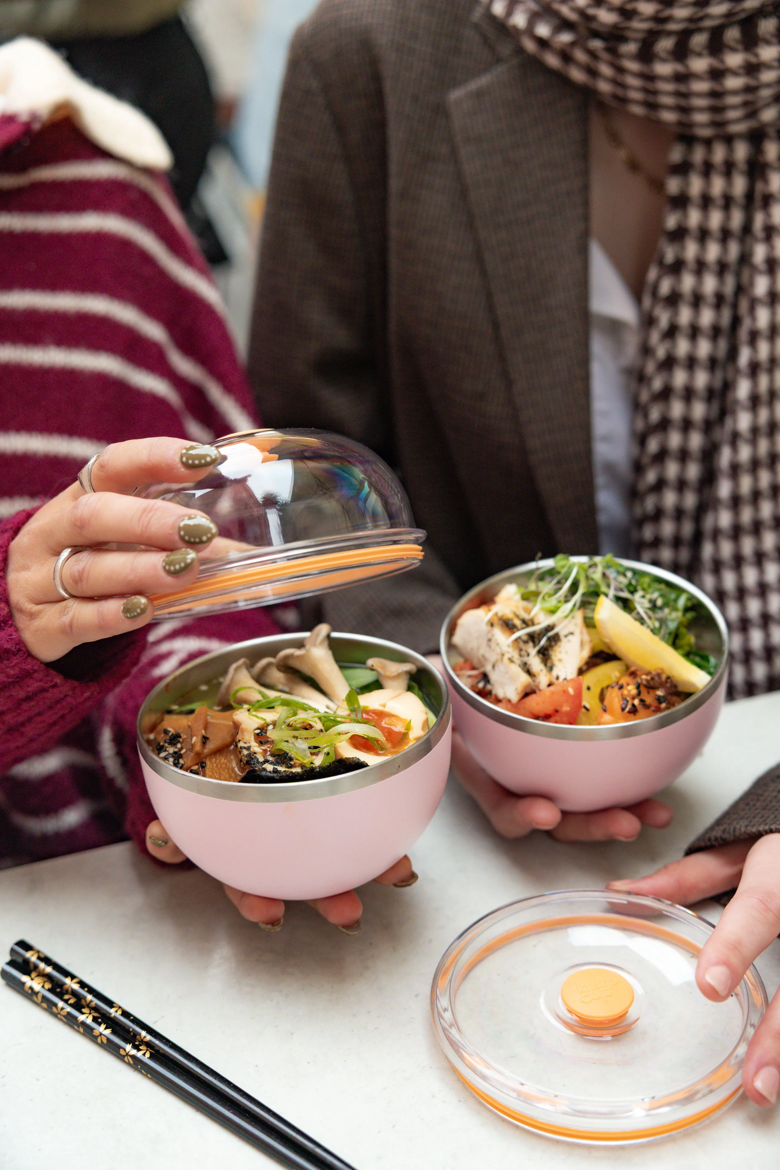 Go Bowl Luxe - Flat Lid | Pashmak Pink - Image 5