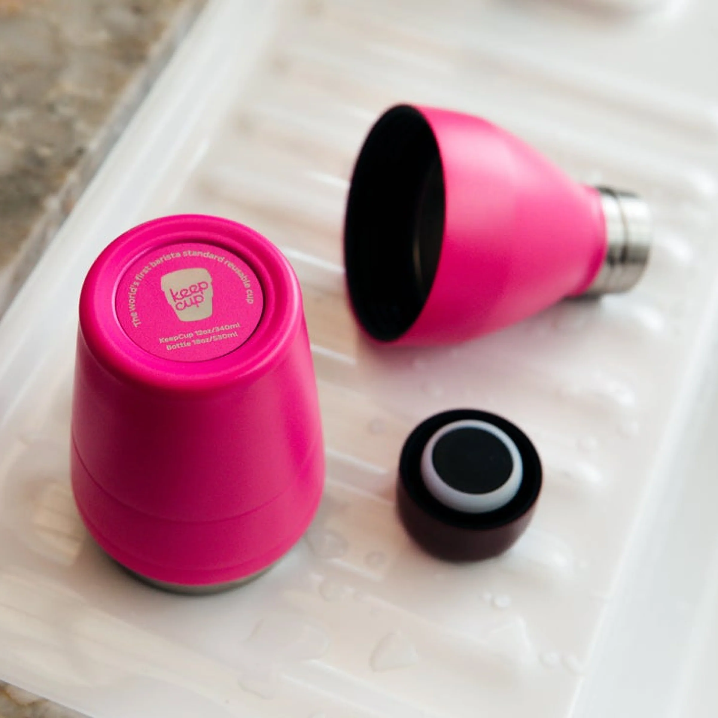 Helix Bottle - 22oz | Fuchsia - Image 4
