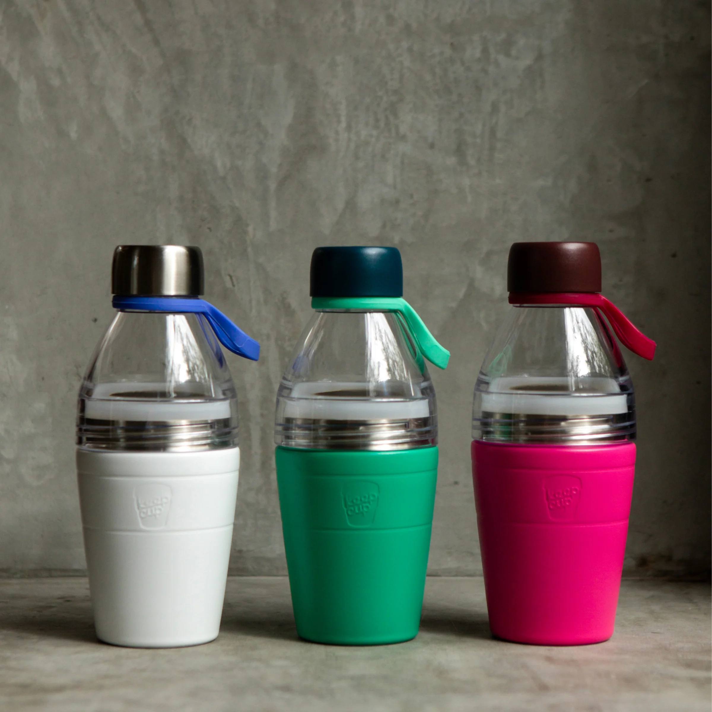Helix Bottle Clear Top - 18oz | White - Image 5